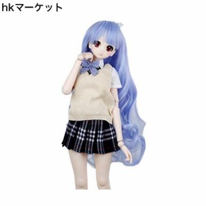 Linfairy 1/3 サイズ ドール用 ウィッグ フィギュア 人形用 BJD Wave Wig (blue)