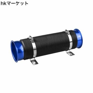 Sporacingrts 汎用 フレキシブルホース エアダクトホース 吸気口76MM フレッシュエアの導入に！長さ30.5cm〜104cm インテークパイプ 蛇腹