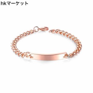 ジュエリー ブランド 人気 ブレスレット レディース ピンクゴールド 18k ジルコニアCZ チタン love 刻印 ブレスレット 腕輪 喜平 ニュー