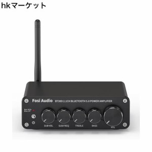 Fosi Audio BT30D Bluetooth5.0アンプ パワーアンプ サウンドアンプ SUB音量/周波数調整 高性能TPA3116D2チップ ステレオ オーディオアン