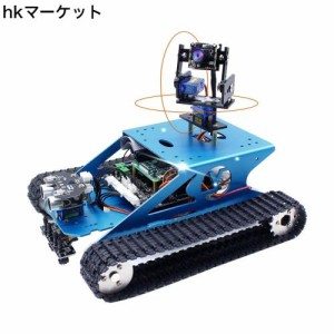 Yahboom Raspberry Pi ロボット プロ スターターキット カメラ付き プログラマブル AI エレクトロニクス DIY タンク ロボット キット テ