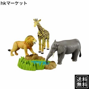 タカラトミー 『 アニア AA-01 サバンナの動物ギフトセット 』 動物 恐竜 リアル 動く フィギュア おもちゃ 3歳以上 玩具安全基準合格 ST