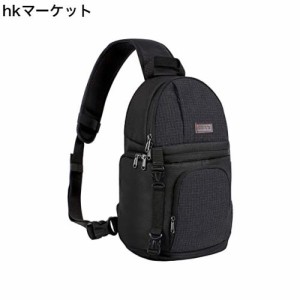 [MOSISO] カメラバッグ DSLR/SLR/ミラーレスカメラ用 対応機種 Canon、Nikon、Sony、Fujiなどスリングバッグ カメラバックパック 耐衝撃 