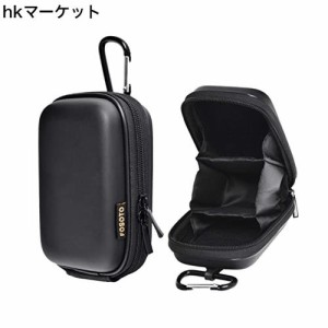 FOSOTO デジカメケース ハードケース 撥水加工 全面保護 for DMC-TZ60 ブラックRICOH GR III SONY WX350 W830 Nikon ？A100 Canon Panaso