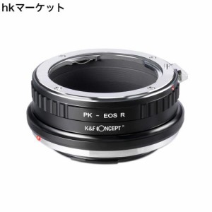 K＆F Concept マウントアダプター Pentax Kレンズ-Canon EOS Rカメラ装着 ペンタックスK-キャノンRF 無限遠実現 メーカー直営店