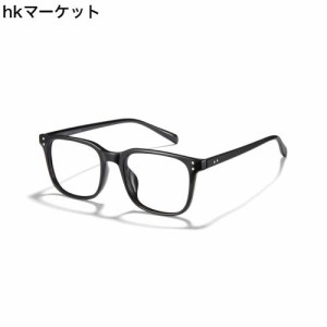 [Cyxus] シクサズ ブルーライトカットメガネ （透明レンズ） TR90 超軽量 pcメガネ UVカット 紫外線カット パソコン用メガネ 原宿眼鏡 フ