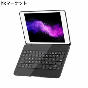 iPad mini5キーボードケース iPad mini4キーボードカバー 一体型 スタンドタイプ iPad mini4/iPad mini5 兼用Bluetoothキーボードケース 