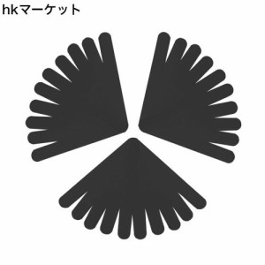 LUCKYBEE汗取りシート 30本入り 帽子 汗取りパッド 襟 よごれガードテープ 汗吸収 防臭シート 無香料 あせジミ防止 暑さ対策 ブラック (