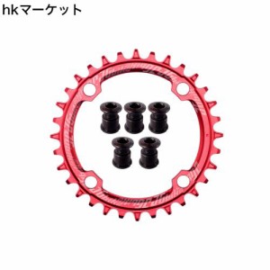 Jgbike ラウンドオーバルチェーンリング 104mm BCD chainring 30T 32T 34T 36T 38T 8 9 10 11 12スピード MTB XCトレイルe-バイクファッ