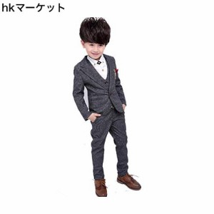 [MRYAOJONEZCW] 卒園式 男の子 子供 スーツ: 90cm フォーマル スーツ キッズ 服 卒業式 入学式 七五三 結婚式 入園式 6点セット