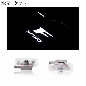 2個hdレーザーロゴライト ドアウェルカムライト ドアカーテシランプ LEDロゴ投影 カーテシランプ適応レクサス (RX/LX/GX, F SPORT)