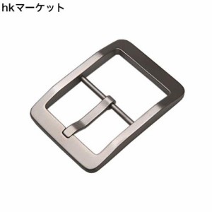 kokoungkuanメンズベルト交換用バックル チタン製 35？ 尾錠 バックルのみ シルバー レザークラフト金具（日字型35）