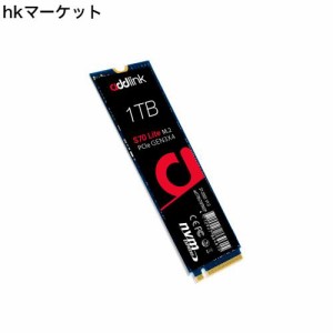 addlink S70 Lite 台湾製 1TB PCIe Gen3.0x4(転送速度3,200MB/秒) NVMe M.2 2280 内蔵SSD 低消費電力・耐振動・耐衝撃性 メーカー5年保証