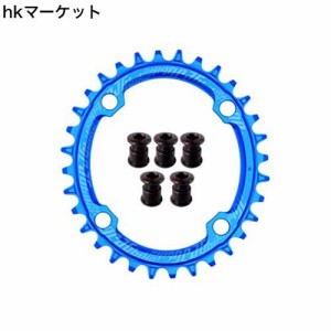 Jgbike ラウンドオーバルチェーンリング 104mm BCD chainring 30T 32T 34T 36T 38T 8 9 10 11 12スピード MTB XCトレイルe-バイクファッ