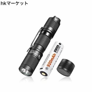 LUMINTOP 小型軽量led懐中電灯明るさ650ルーメン連続照明60時間5モードIP68防水、耐衝撃性1.5メートル、ハンディライト（クールホワイト