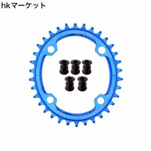 Jgbike ラウンドオーバルチェーンリング 104mm BCD chainring 30T 32T 34T 36T 38T 8 9 10 11 12スピード MTB XCトレイルe-バイクファッ