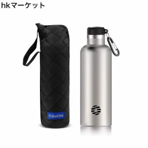 FJbottle 水筒 750ml 真空断熱 保温 保冷 第2世代 スポーツボトル 直飲み ステンレスボトル スポーツ飲料対応 水筒カバー付き 男の子 女