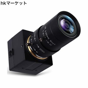 ELP 5MP USB カメラ 5-50mm10X 望遠手動ズームレンズ、1944P MI5100 センサー UVC CCTV 産業用 USB ウェブカメラ 3D スキャナー、VR カメ