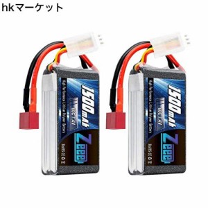 ゼエエ Zeee 7.4V 60C 1500mAh 2S リポバッテリー Tプラグ付き ラジコン製品バッテリー RCカー用 RCトラック用 RCヘリコプター用 FPV用 