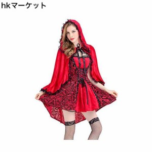 OSC赤ずきん コスプレ 大きいサイズ Halloween 大人 レディース あかずきん コスチューム 衣装 ハロウィン 仮装？ 舞台 イベント 演出服 