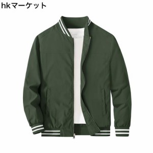 [MAGCOMSEN] ジャンパー メンズ ミリタリー ジャケット スタジャン ライトジャケット 登山ウェア 上着 ショート丈 オシャレ ブルゾン 秋