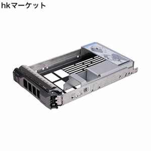 WUYILED 3.5インチハードドライブキャディトレイ Dell PowerEdgeサーバー用 2.5インチHDDアダプター付き NVMe SSD SAS SATAブラケット(KG