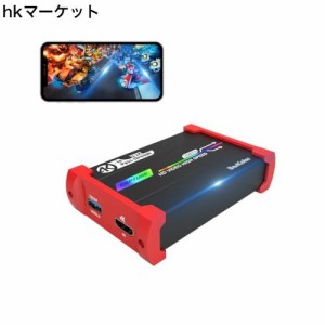 Basicolor キャプチャーボード HDMI 4K 60FPSパススルー YUY2 キャプチャーボードSwitch対応 1080P/60FPS キャプチャー ビデオキャプチャ