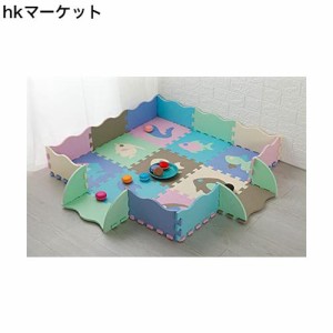 【HB.YE】ジョイントマット 子ども用 クロールマット ベビーマット 数字 動物 子供たち 厚さ1cm 防水 安全無毒 お昼寝マット誕生日 出産