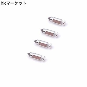 キャブレター修理キット,オーバーフロー 防止 キャブ 用 フロートバルブ 4個 (3.0MM*9.60MM)