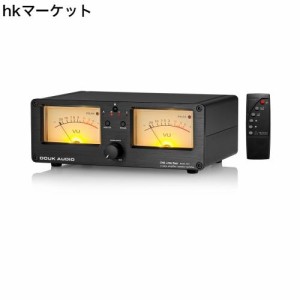 Douk Audio VU3 デュアル アナログ VU メーター, 2 ウェイ アンプ/スピーカー スイッチ, DB パネルディスプレイ オーディオ スイッチャー