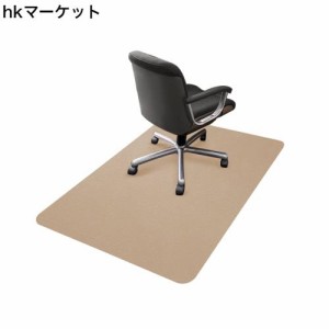 チェアマット 床保護マット マット 床 140×90cm PVC デスクカーペット Hriiiiya セルフ粘着 床のキズ防止デスク カーペット 4mm ゲーミ