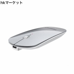 FENIFOX Bluetooth マウス, 超薄型 無線 ワイヤレス 静音 ブルートゥース 小型 ミニ 3ボタン 光学式 2.4G 音が静かな 消音 光学 音のしな