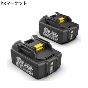 Ehomtikk 互換品マキタ18Vバッテリー マキタバッテリーBL1860B マキタバッテリー18V6.0Ah電動工具用リチウムイオンバッテリーBL1815 BL18