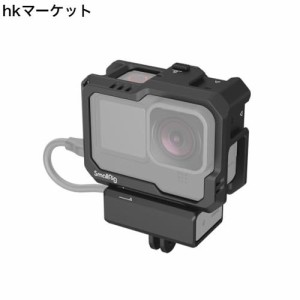 SMALLRIG Hero12 / Hero11 / Hero 10 / Hero 9 GoPro 用ブラック ケージ GoPro Light Mod および共通マイク用コールド シュー マウント 2