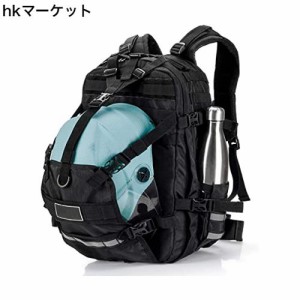 [Apobob] バイク用 へルメットバッグ 一体型 撥水 バイク リュック メンズ 汎用 35L バイク用デイパック 拡張機能あり オートバイ サイク