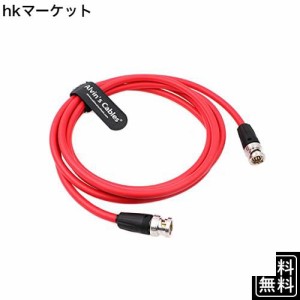 Alvin’s Cables 12G HD SDI ビデオ同軸ケーブル BNCオス-オス 4Kビデオカメラ用 (赤1M)