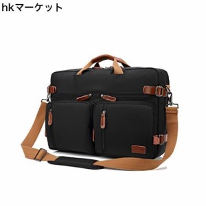 [Amzbag] ビジネスバッグ メンズ 3way 大容量 防水 リュック ビジネスリュック パソコンバッグ マチ拡張 多機能 15.6 17.3インチPC A4 B4