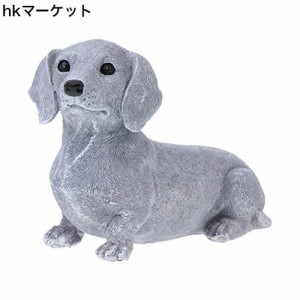 NUOLUX ガーデンオーナメント 犬 置物 樹脂 妖精の庭 可愛い ドッグ オブジェ ミニチュア 鉢植え 盆栽アクセサリー 車内 玄関 癒し系小物