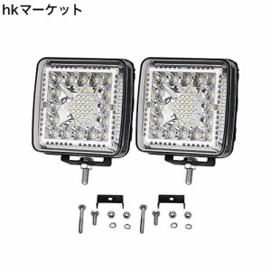 LED作業灯 12V/24V兼用 96W 48？ 30000ルーメン 広角狭角一体型 LEDワークライト LED作業灯車 アルミニウム鍛造技術 IP68防水LED作業灯 