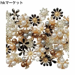 80個 チャーム フラワー 合金ペンダント 花型 アクセサリーパーツ ジュエリー用 DIY ハンドメイド 手芸材料 手作り素材 クラフト用品