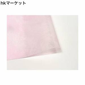 ラッピングペーパー 包装紙 不織布 花束紙 包装 ロール 掛け紙 無地 (LF038 LIGHT PINK)