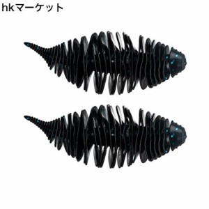 THKFISH ワーム ジグヘッド ワームケース ワーム バス 軟質プラスチックルアー釣りプラスチックワーム ルアー釣り 8色/110mm-5個