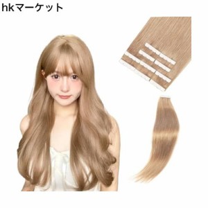 Paruks シールエクステ 50cm 人毛 ウィッグ テープ式 自然 ロング『10枚』エクステ シール ヘーアエクステ ストレート カツラ 付け毛 ワ