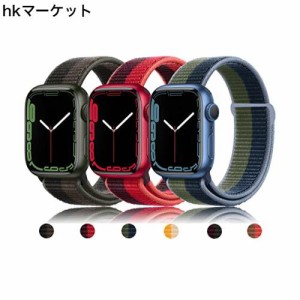 [Aueye] コンパチブルWatch バンドアップルウォッチ バンド 38mm 40mm 41mm 42mm 44mm 45mm ナイロンバンド コンパチブル アップルウォッ