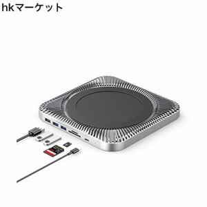 GIISSMO Mac Mini 用 USB Type C ハブ 2.5インチ HDD/SSD ケース 7-in-1ドッキングステーション SATA対応 USB 3.0 / 2.0ポート Micro/SD