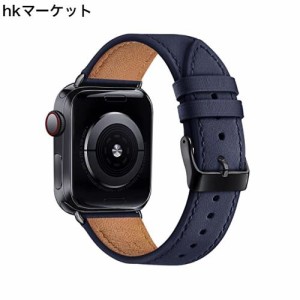 アップルウォッチバンド コンパチブル Apple Watchバンド Apple Watch用 交換ベルト 腕時計用バンド 本革 革バンド サイズ42mm 44mm 45mm