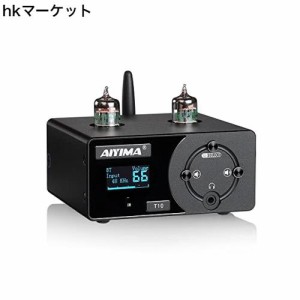 AIYIMA TUBE-T10 Bluetooth 5.0 Jan5654 TUbe 真空管プリアンプ ステレオDC12V オーディオンプリアンプ高音と低音調整ホームシアター