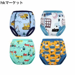 MooMoo Baby コットントレーニングパンツ 強い吸水性 通気性 6層構造 天然綿 幼児のトイレトレーニングパンツ 下着 ベビー 赤ちゃん 出産