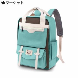 [lovvento] リュック レディース バックパック 可愛い マカロン色 A4サイズ 15.6インチPC収納 おしゃれ 通学 通勤 バッグ 大容量 軽量 防