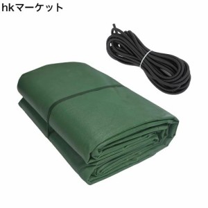 Sharellon軽トラシート 650ｇ/？厚手 トラック荷台シート 2.1x1.9m 荷台シート 撥水PVC素材 グリーン荷台シート トラックシート 荷台カバ